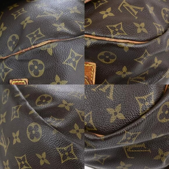 LOUIS VUITTON Saumur 35 Shoulder Bag Monogram Leather BN France - Picture 7 of 16